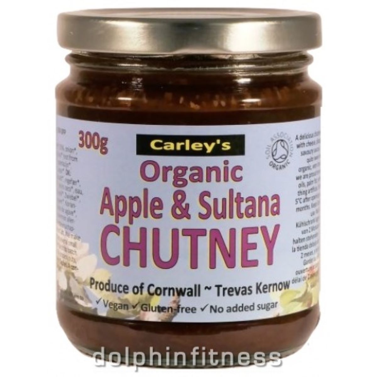 Carley's Organic Apple & Sultana Chutney 300g,