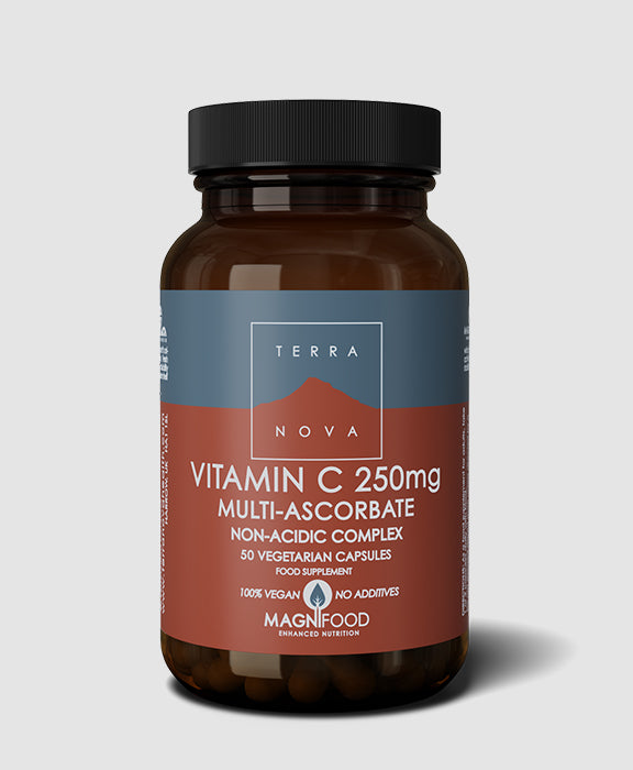 TERRANOVA Vitamin C 250mg Multi-Ascorbate Complex (Non Acidic)
