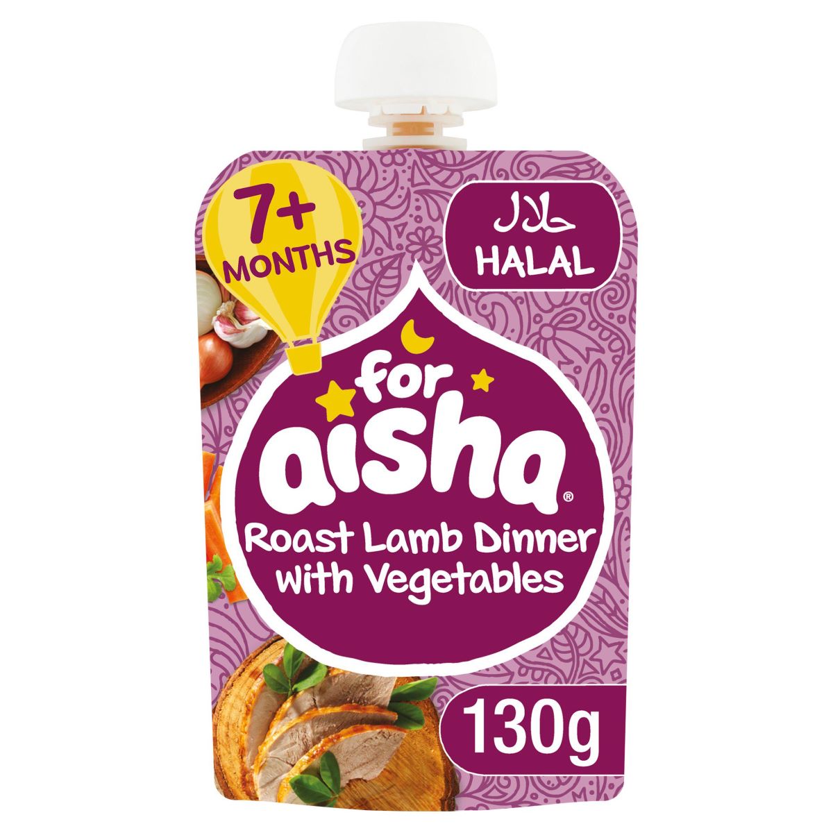 For Aisha Roast Lamb Dinner With Vegetables 130g