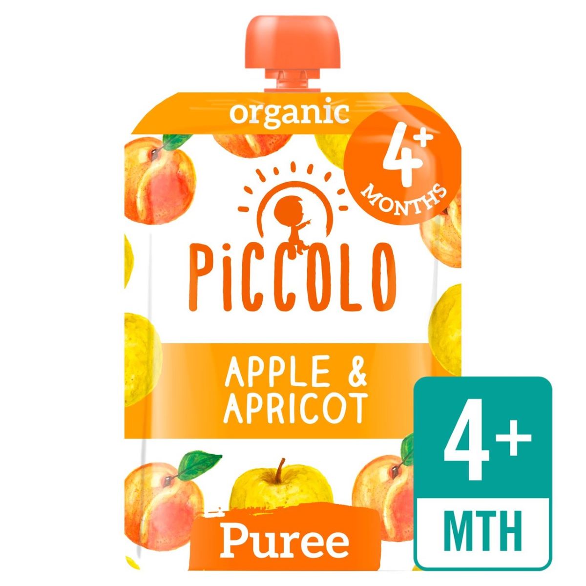 Piccolo Organic Apple & Apricot 100g