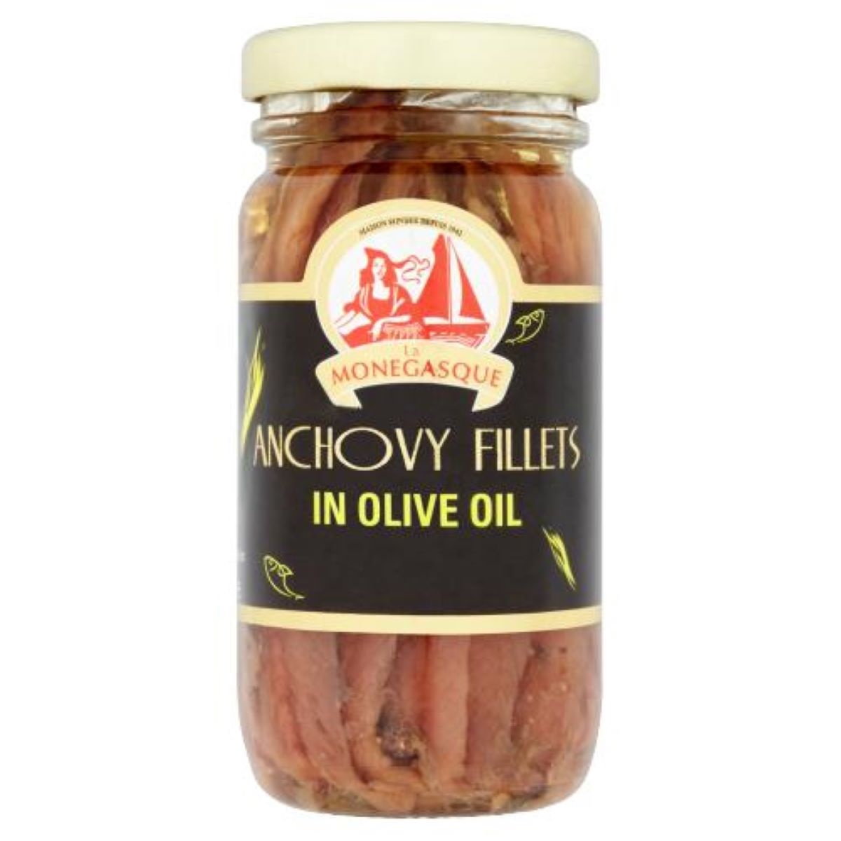 La Monegasque Anchovy Fillets In Olive Oil 100g