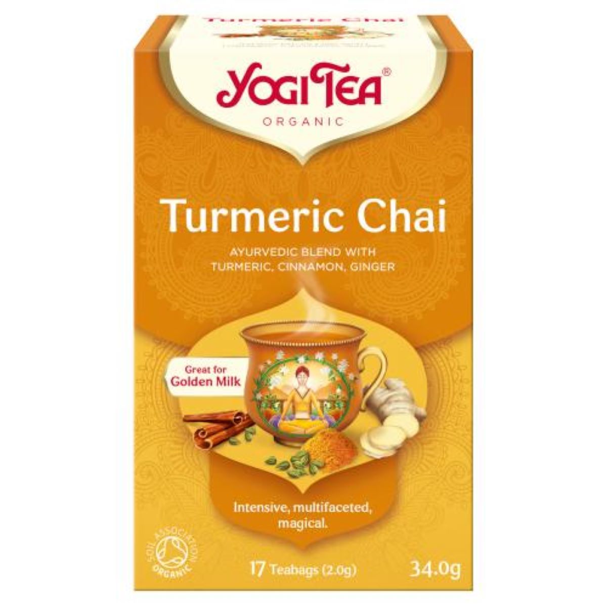 Yogi Tea Organic Turmeric Chai 17 Tea Bags