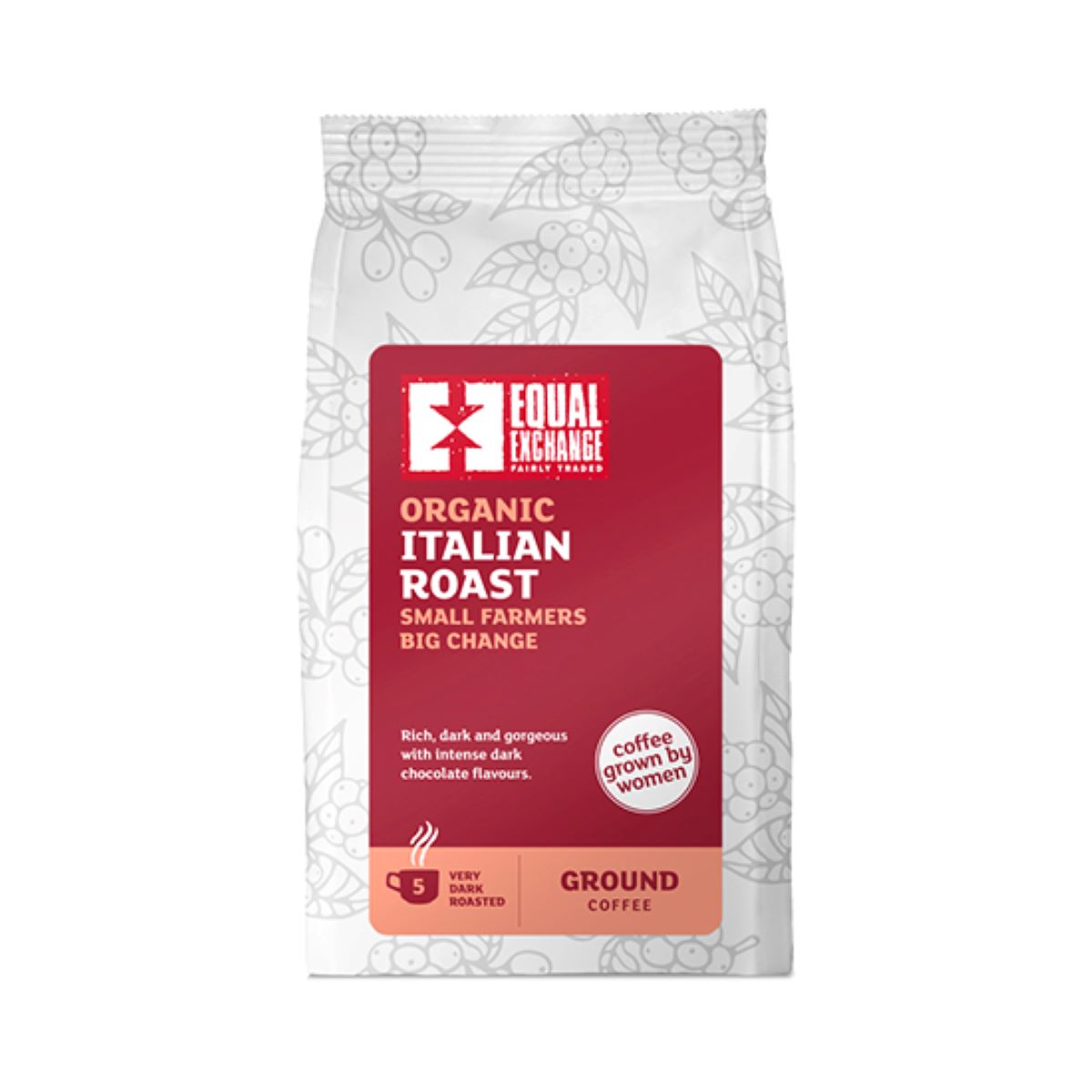 Equal Exchange Organic Italian Roast Ground Coffee 200g