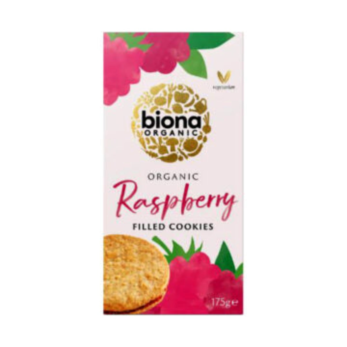 Biona Organic Raspberry Cookies 175g