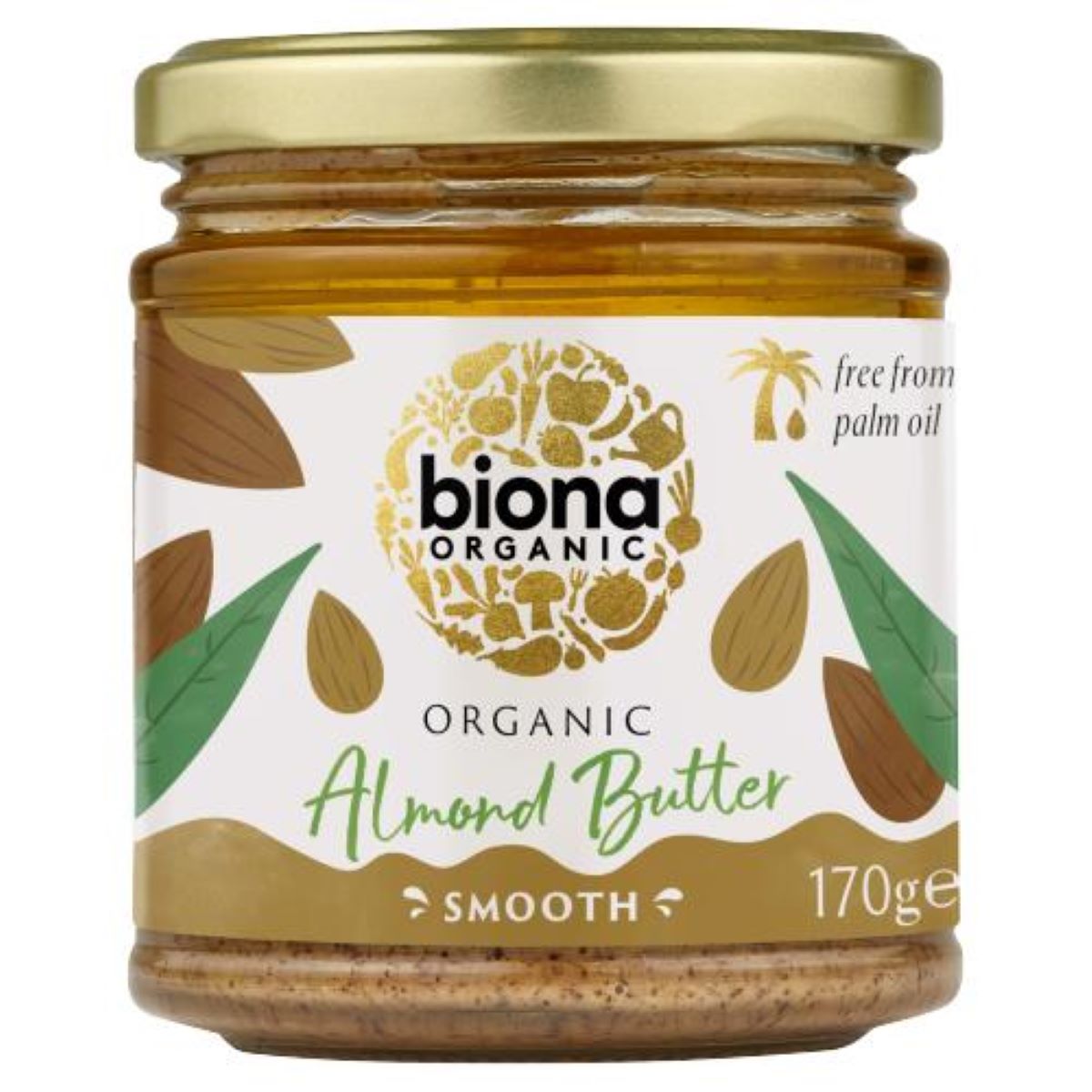 Biona Organic Smooth Almond Butter 170g