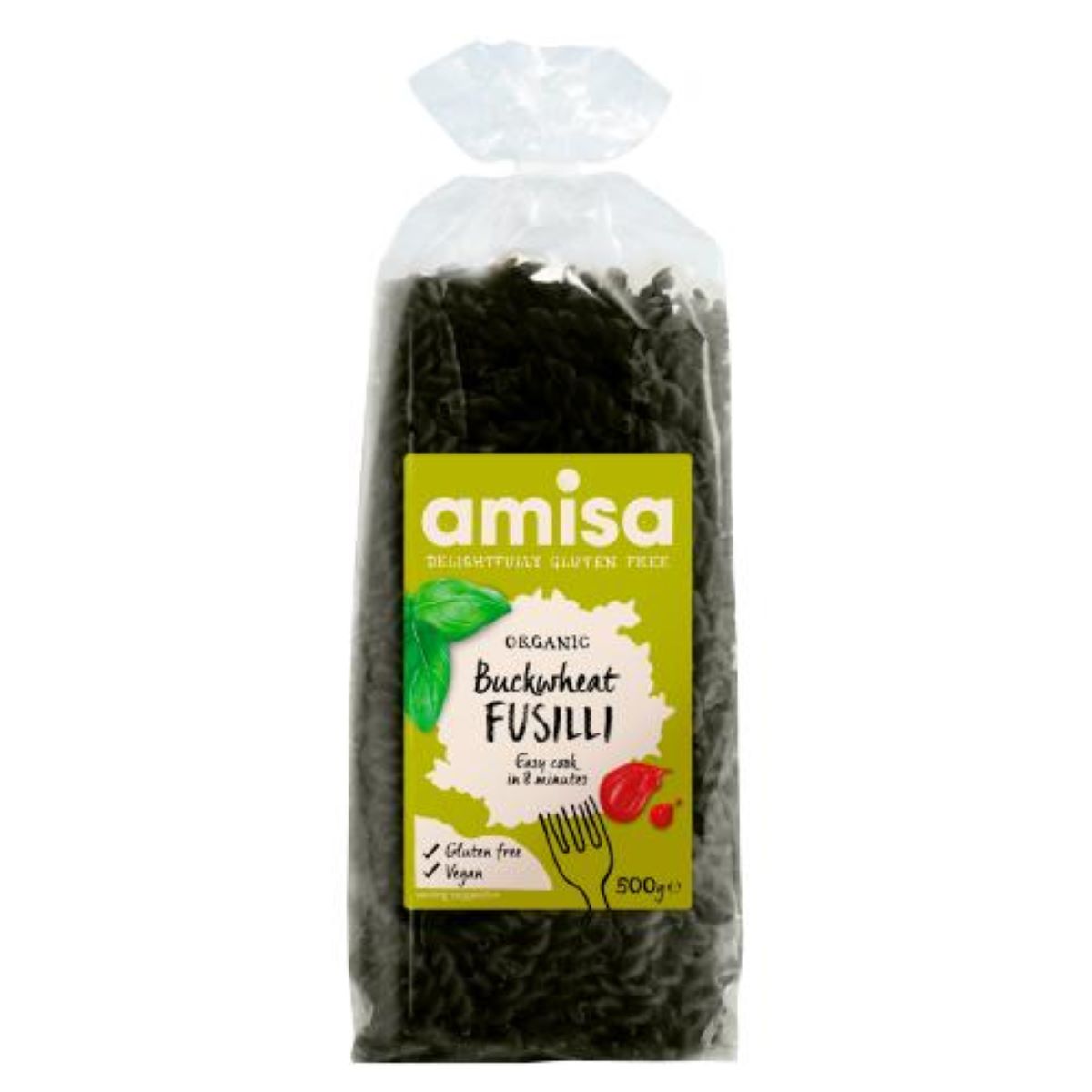 Amisa Organic Gluten Free Buckwheat Fusilli 500g