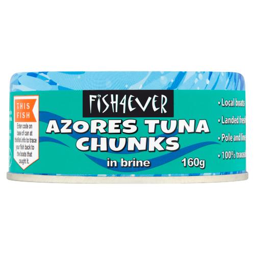 Fish4Ever Azores Tuna Chunks In Brine 160g