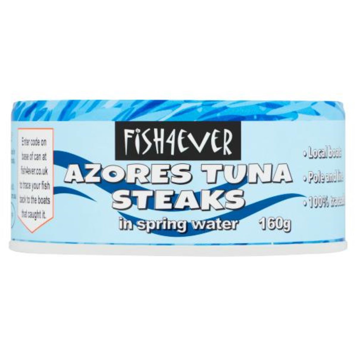 Fish4Ever Azores Tuna Steaks In Spring Water 160g