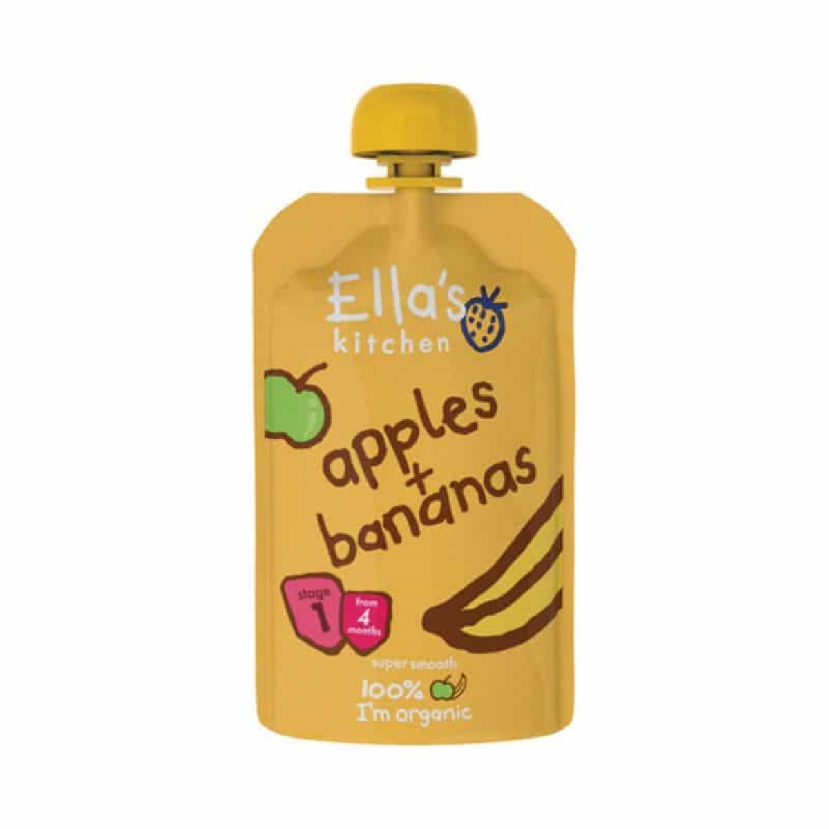 Ella's Kitchen Bananas & Apples Organic 120g
