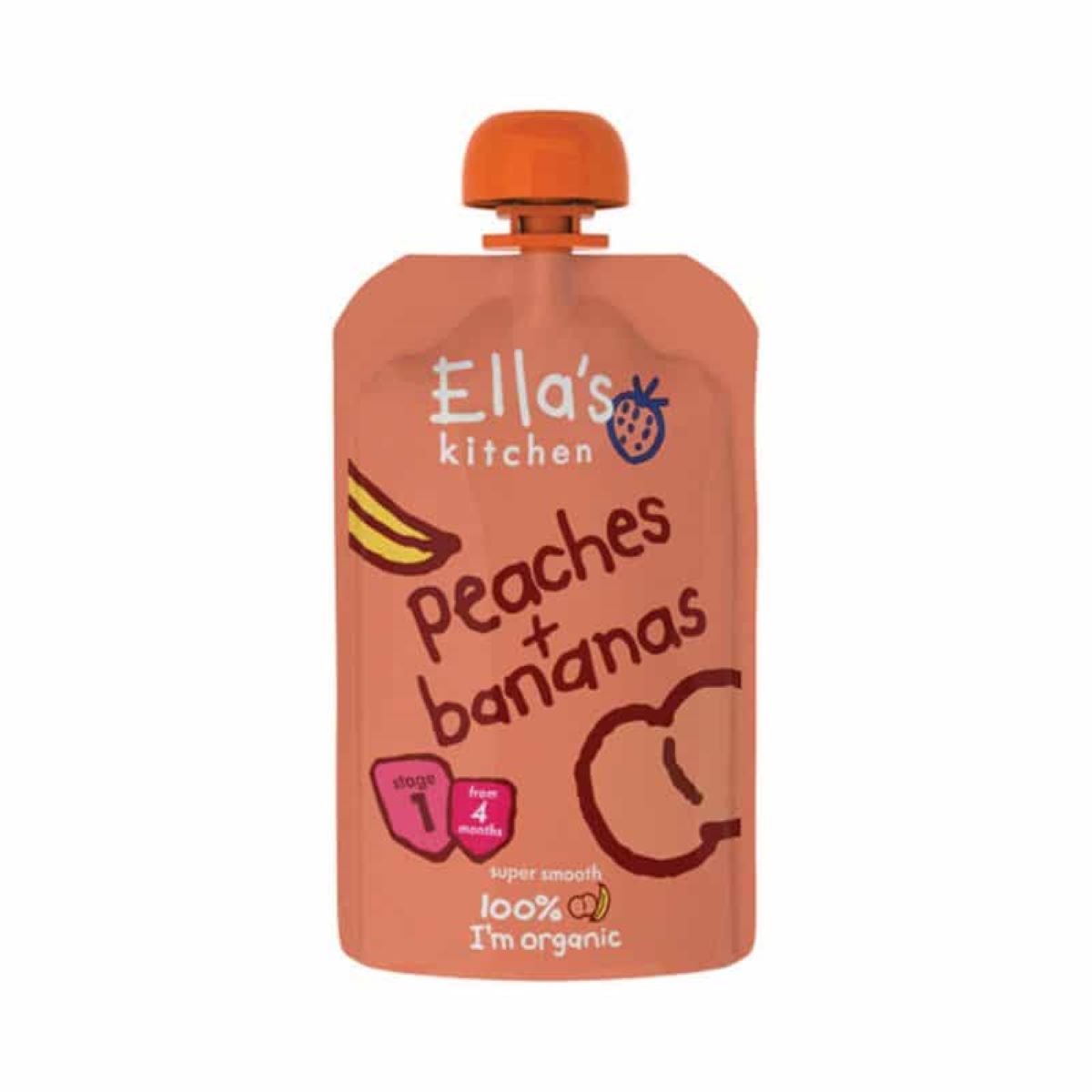 Ella's Kitchen Peaches & Bananas 120g