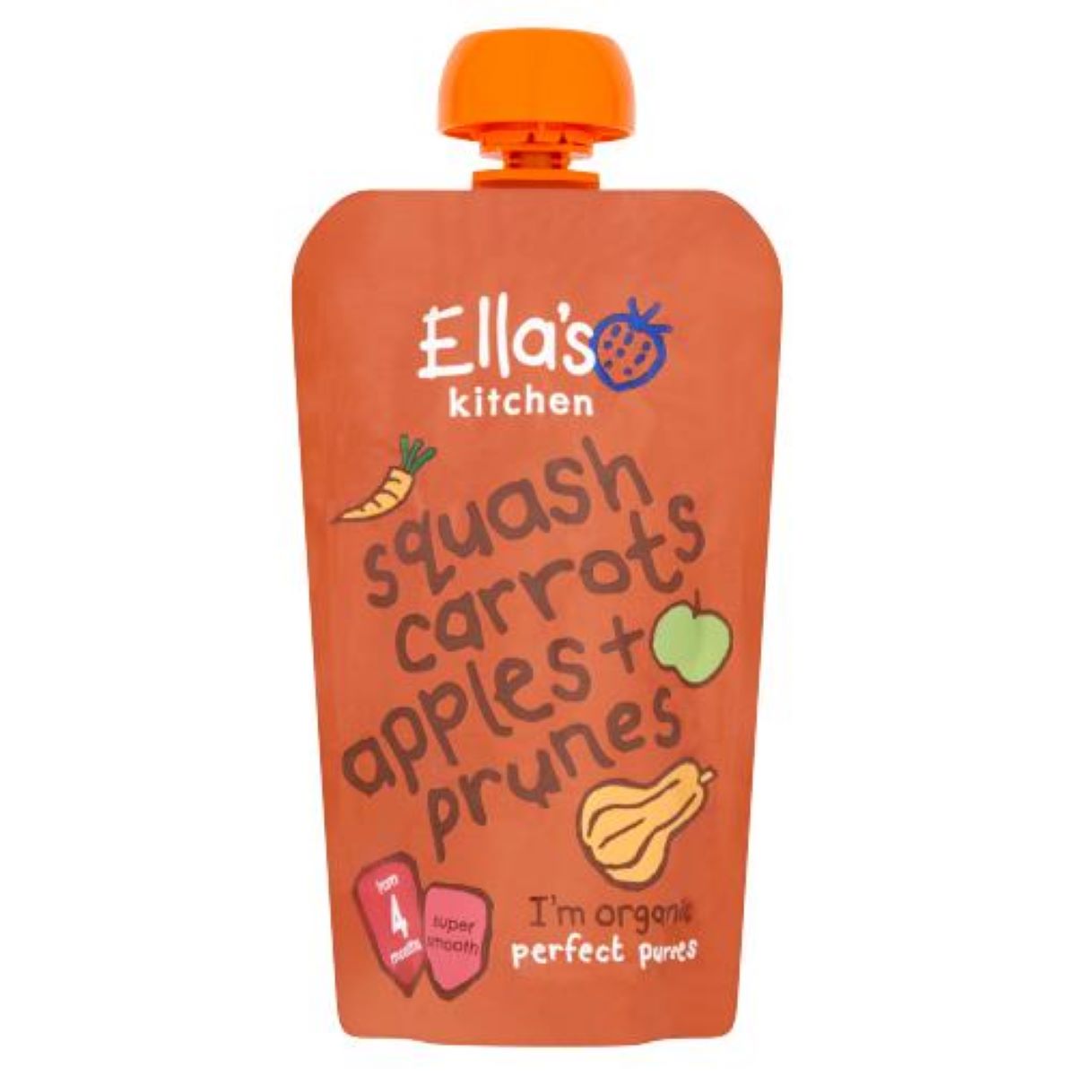 Ella's Kitchen Squash Carrots Apples & Prunes 120g