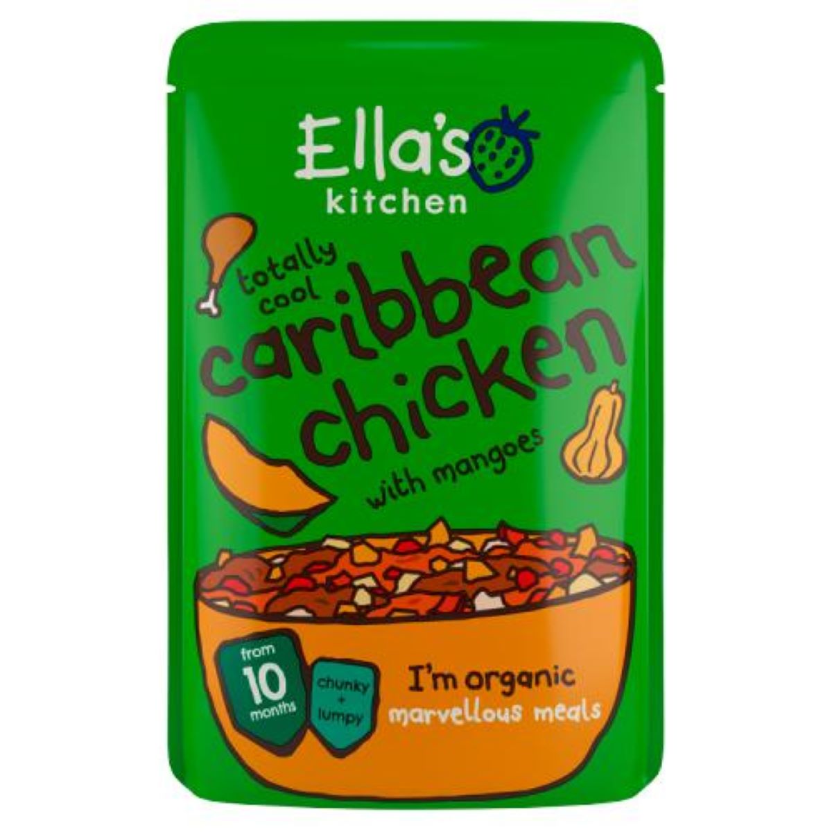 Ella's Kitchen Caribbean Chicken With Mangoes 190g