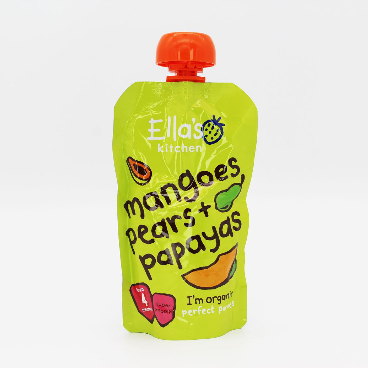 Ella's Kitchen Mangoes Pears & Papayas 120g