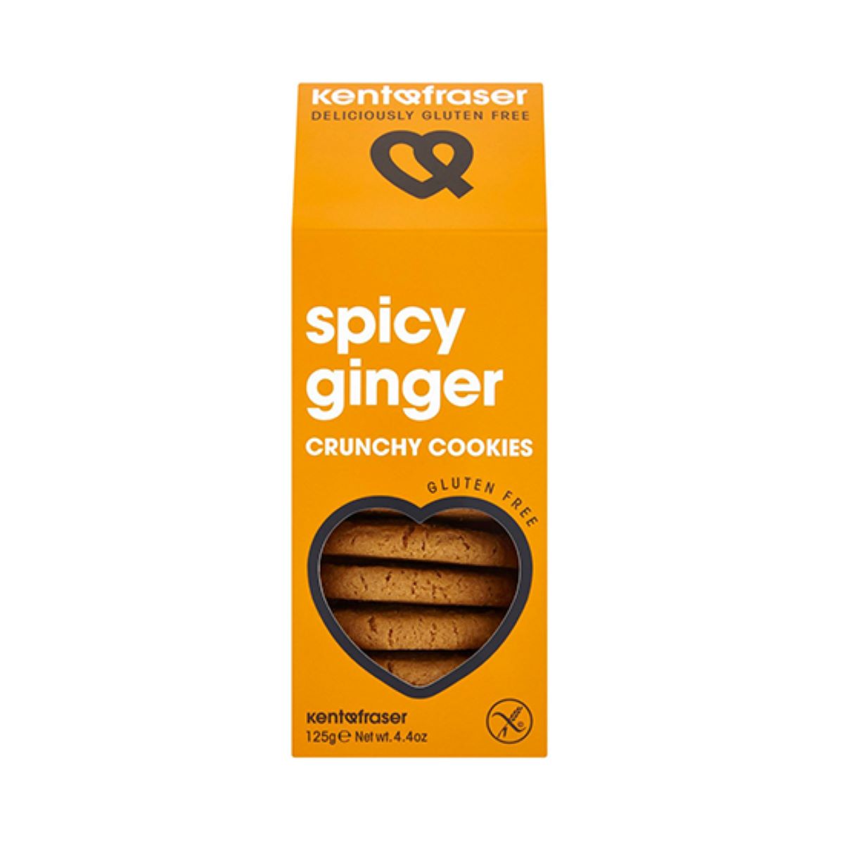 Kent & Fraser Spicy Ginger Crunchy Cookies 125g