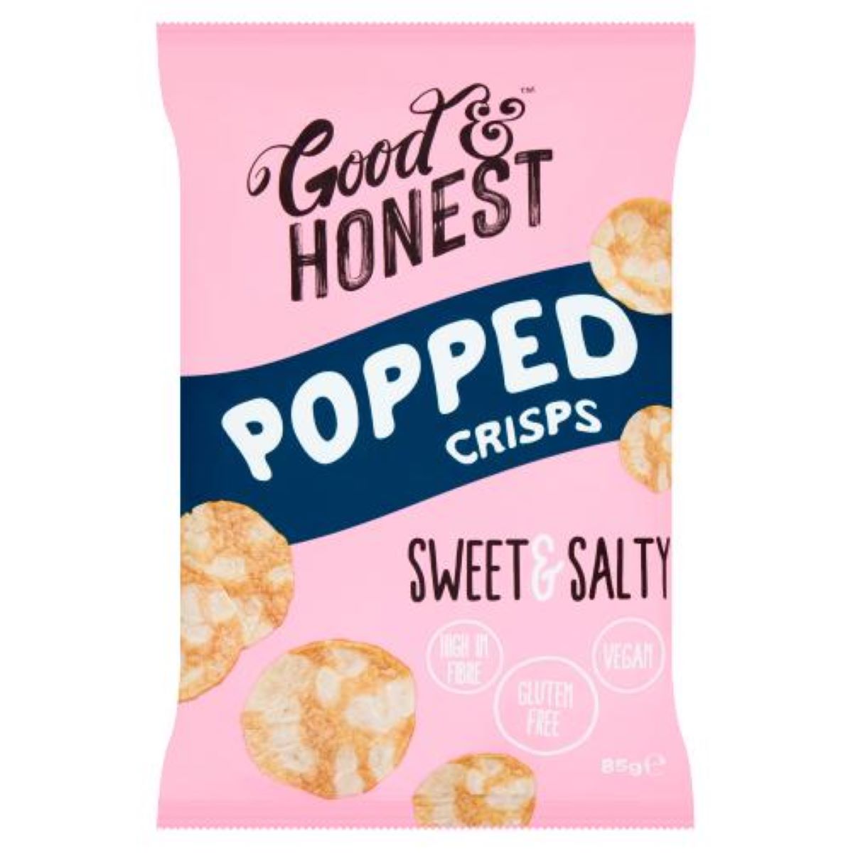 Popped Crisps Sweet & Salt 85g