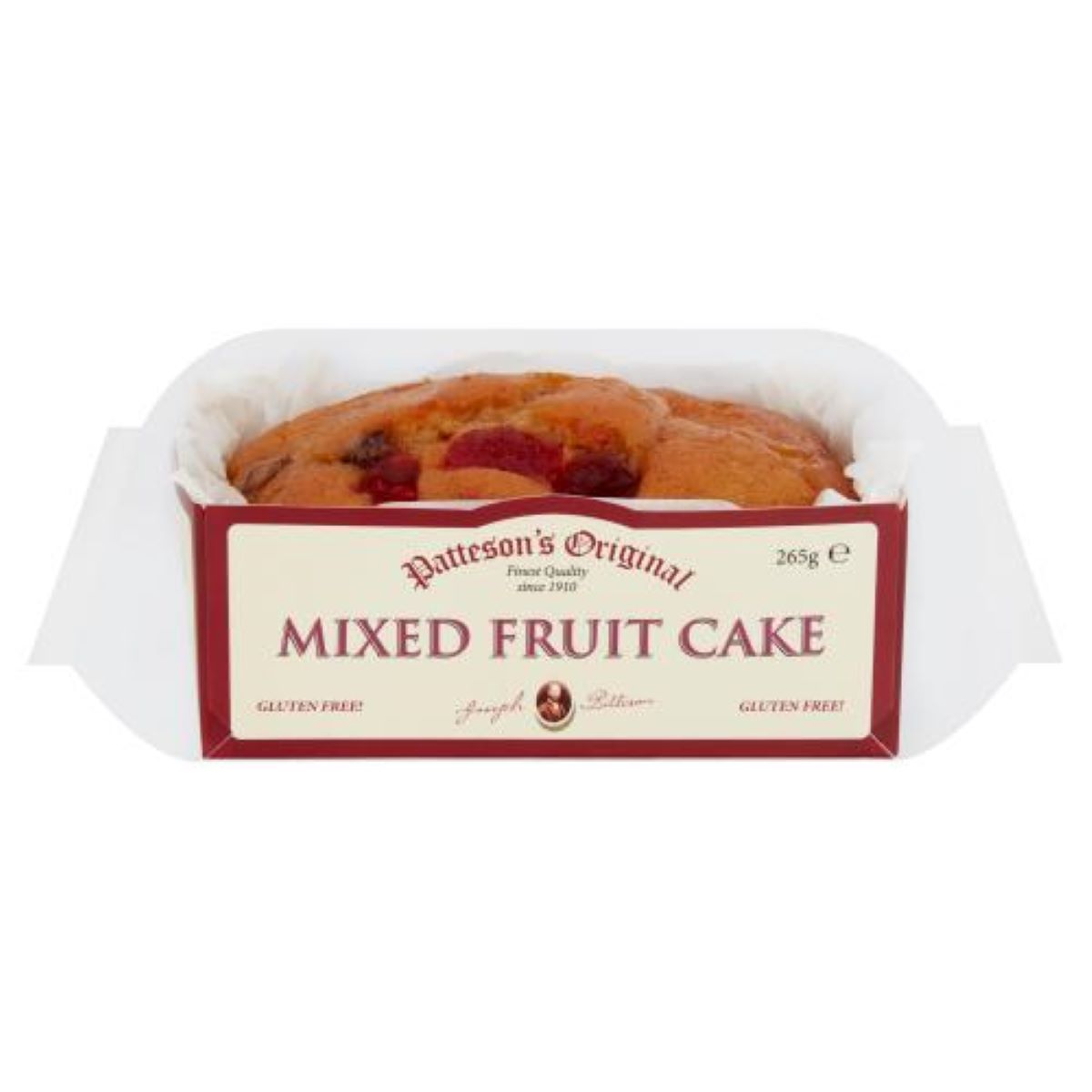 Patteson's Gluten Free Mixed Fruit Loaf Cake 285g