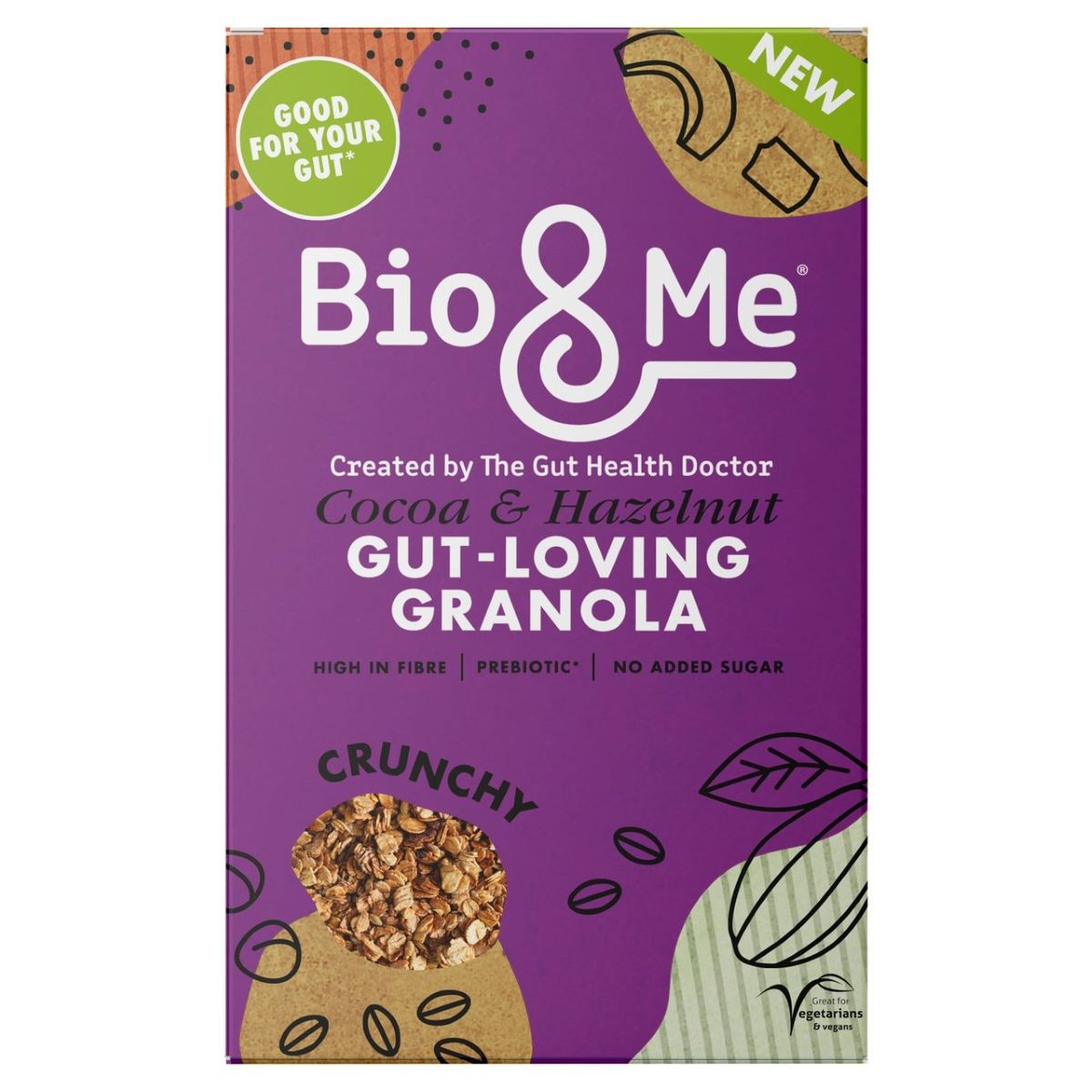 Bio & Me Cocoa & Hazelnut Gut-Loving Granola 360g