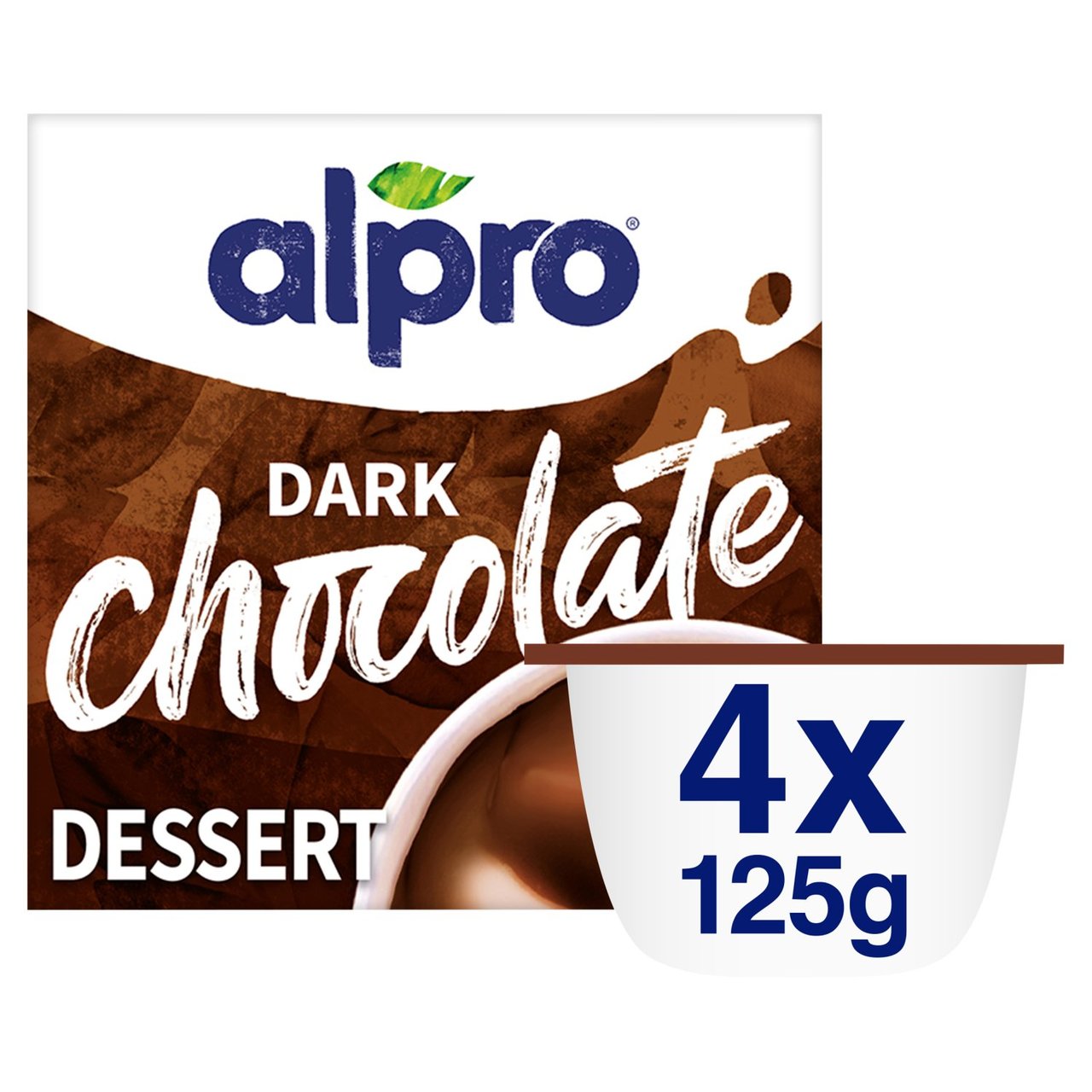 Alpro Dark Chocolate Dessert 4x125g