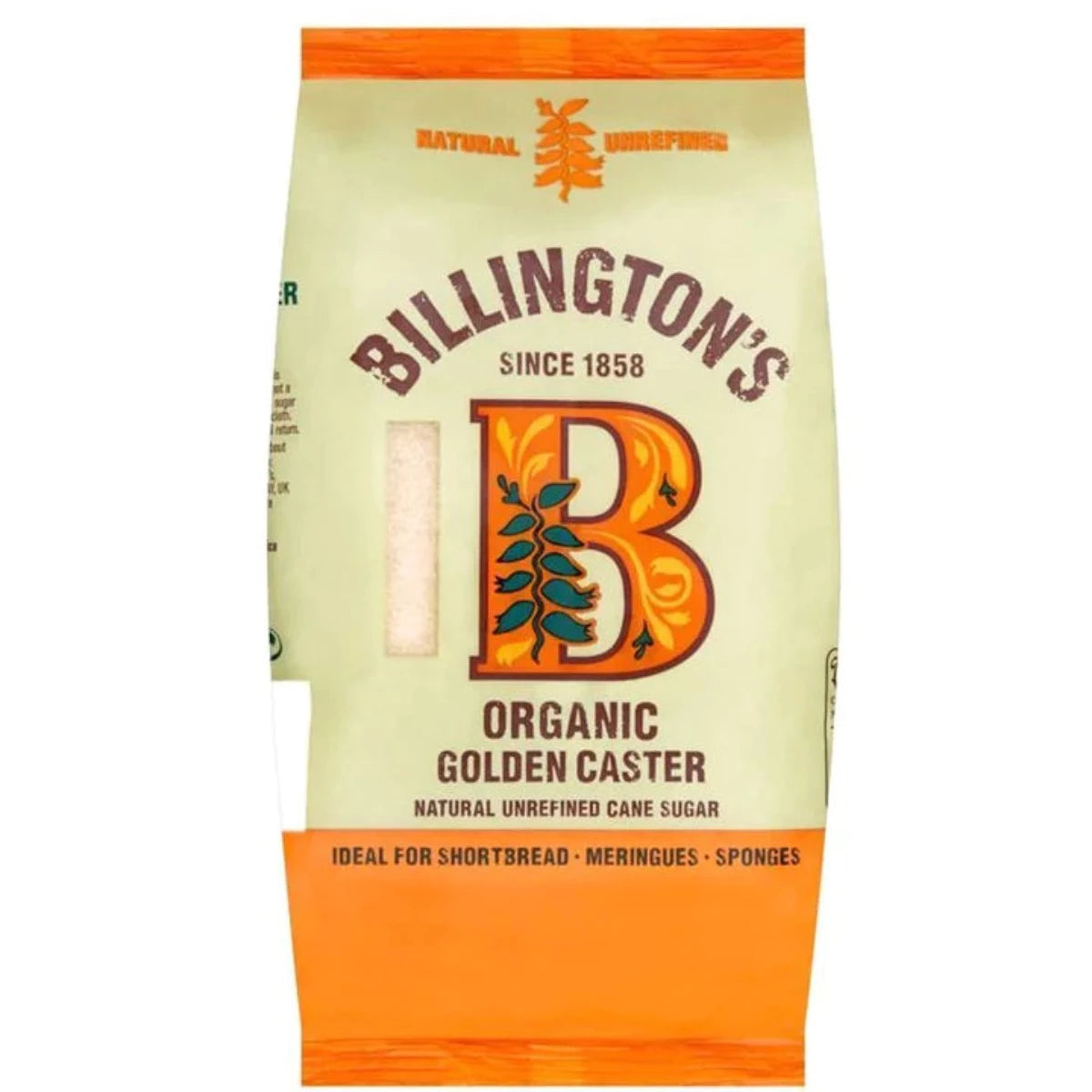 Billington's Organic Golden Caster Sugar 500g