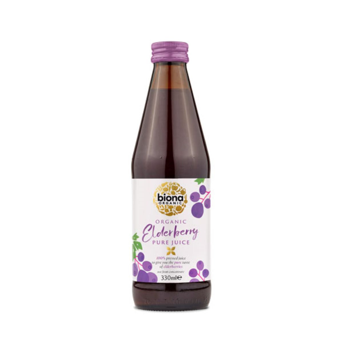 Biona Organic Elderberry Pure Juice 330ml