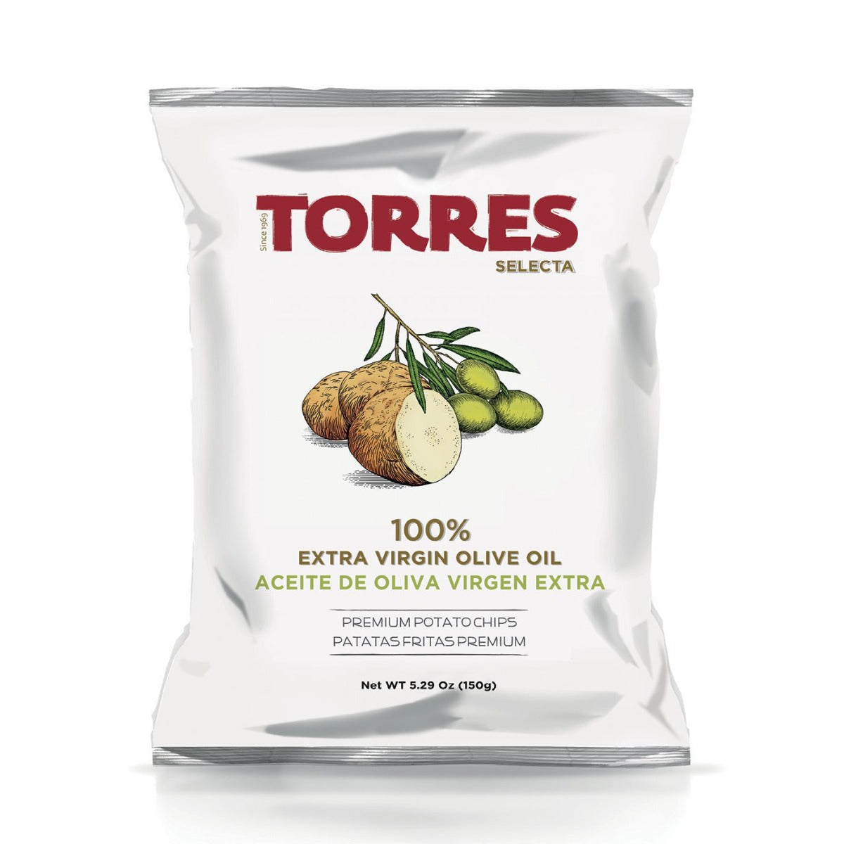 Torres Extra Virgin Olive Oil Crisps 150g