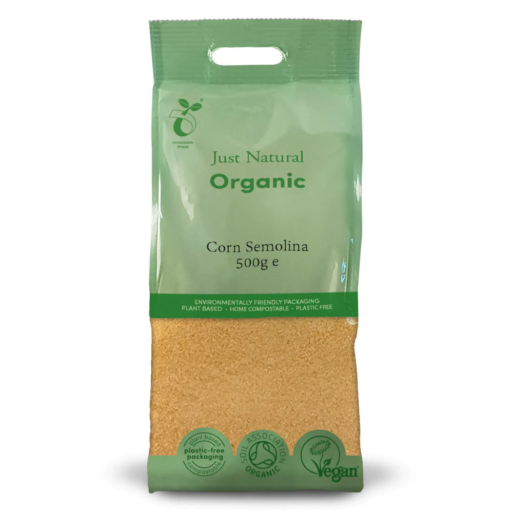 Just Natural Organic Corn Semolina 500g