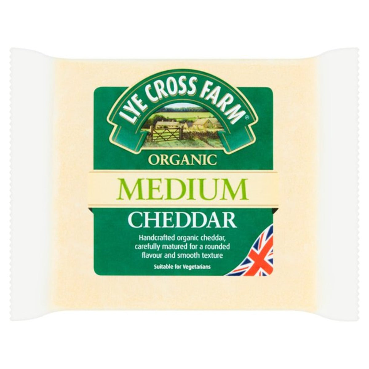 Lye Cross Farm Organic Medium Cheddar 245g