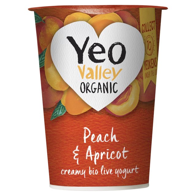 Yeo Valley Organic Peach & Apricot Yoghurt 450g