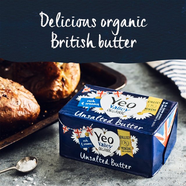 Yeo Valley Organic Unsalted Butter 200g