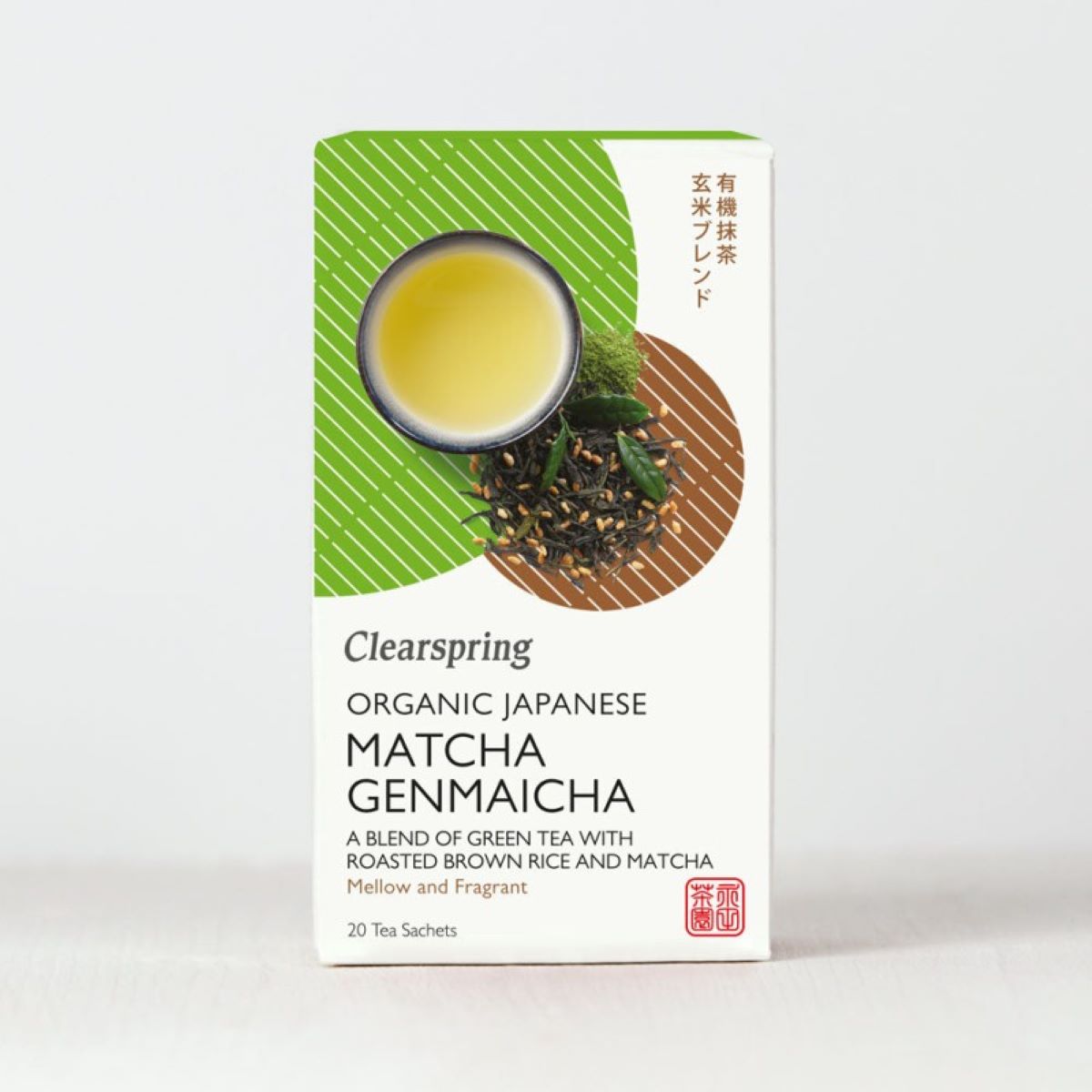 Clearspring Organic Japanese Matcha Genmaicha 20bags