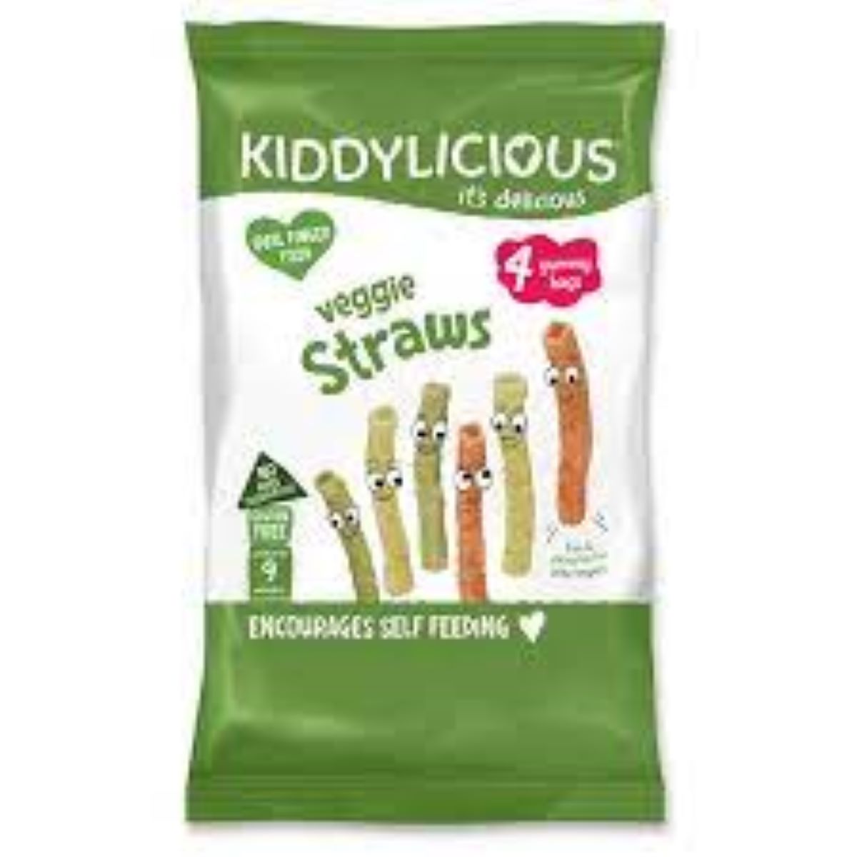 Kiddylicious Veggie Straws 4x12g