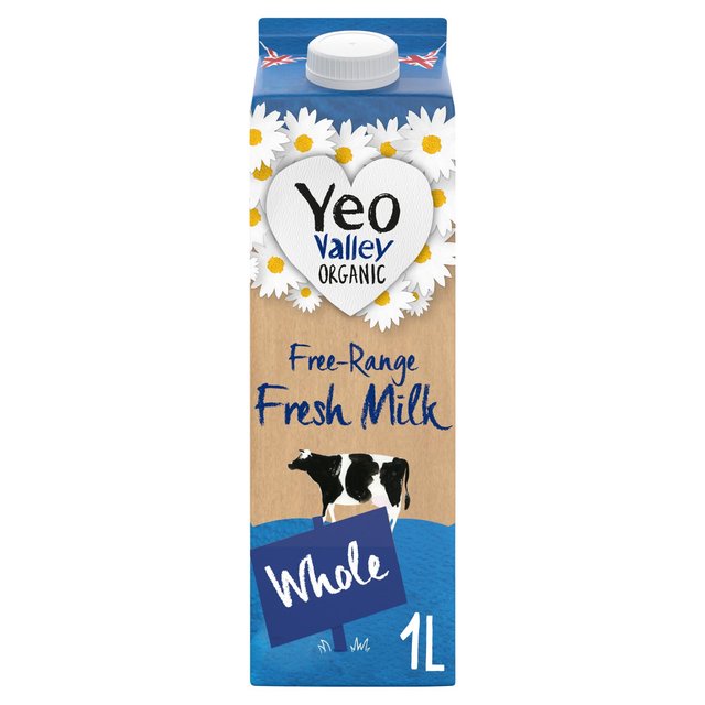 Yeo Valley Organic Whole Milk 1L