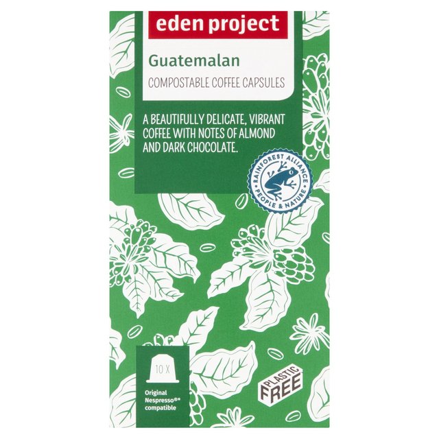 Eden Project Guatemalan 10 Coffee Capsules 50g