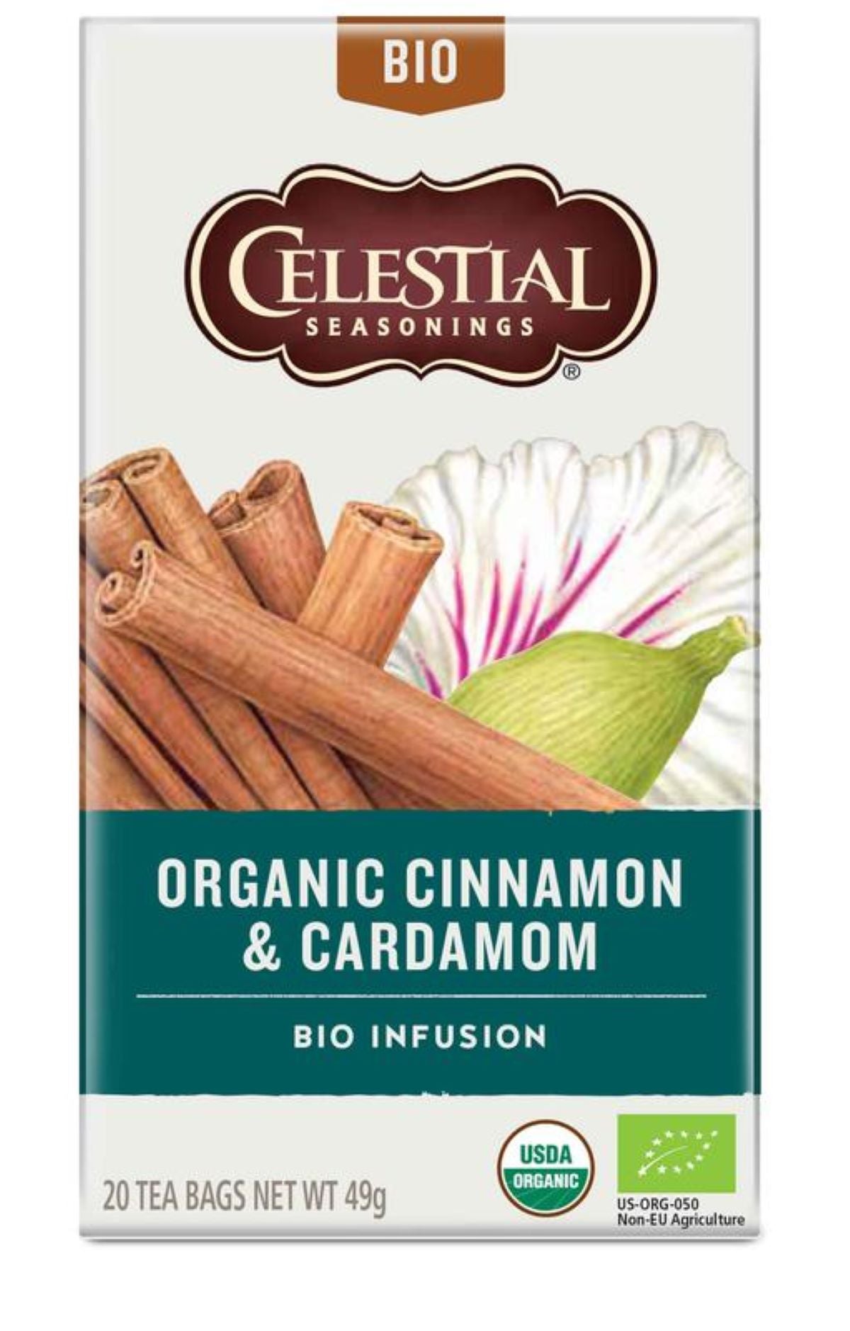 Celestial Seasonigs Organic Cinnamon & Cardamom Infusion 20bags