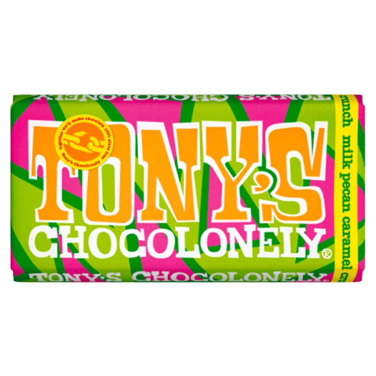 Tonys Chocolonely Milk Pecan Caramel 180g